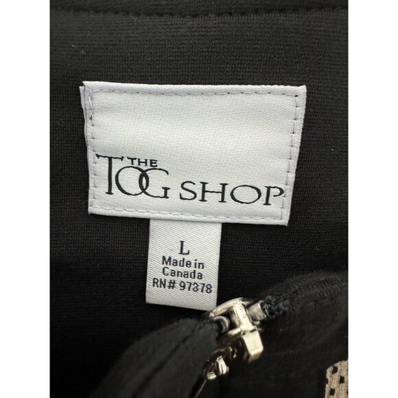 The TOG Shop Women's Beige And Black Spotted Full Zip Blazer Size L - Picture 10 of 14